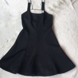 Strappy black dress